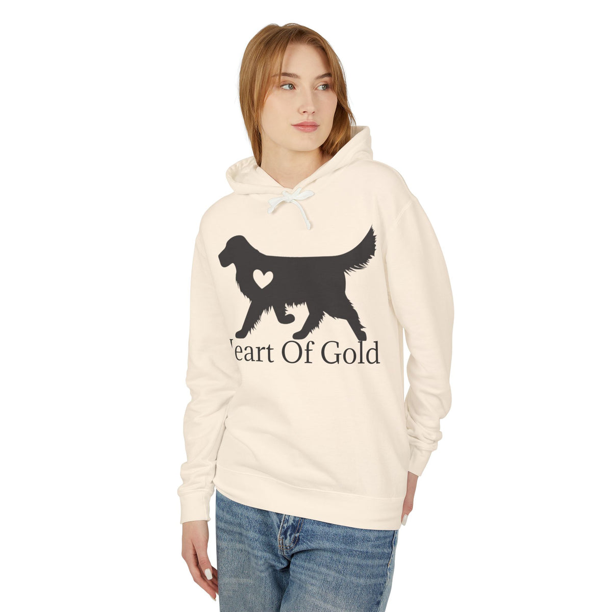 Heart Of Gold Unisex Lightweight Hoodie