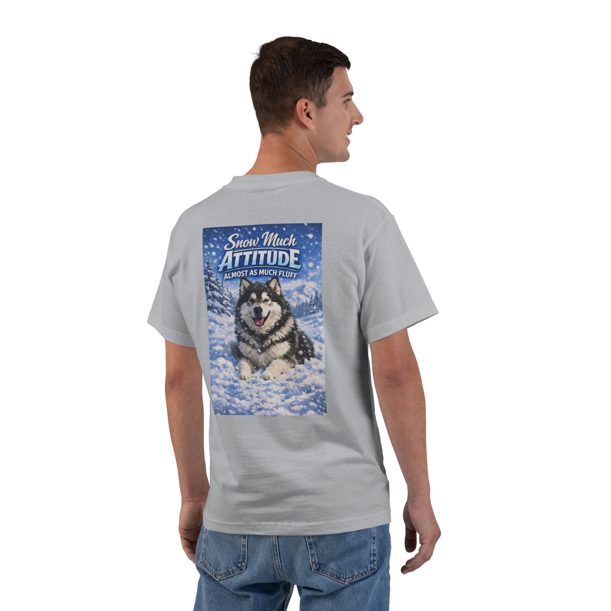 Snow Much Attitude Men's Short-Sleeve Crewneck Tee