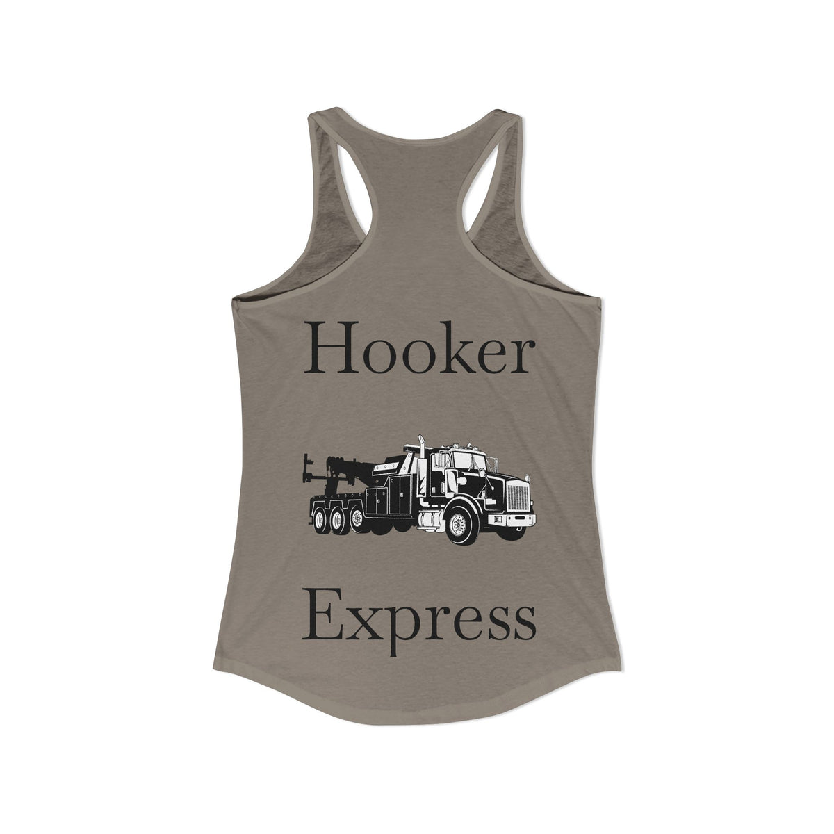 H**ker Express Heavy Tow Truck Women's Racerback Tank