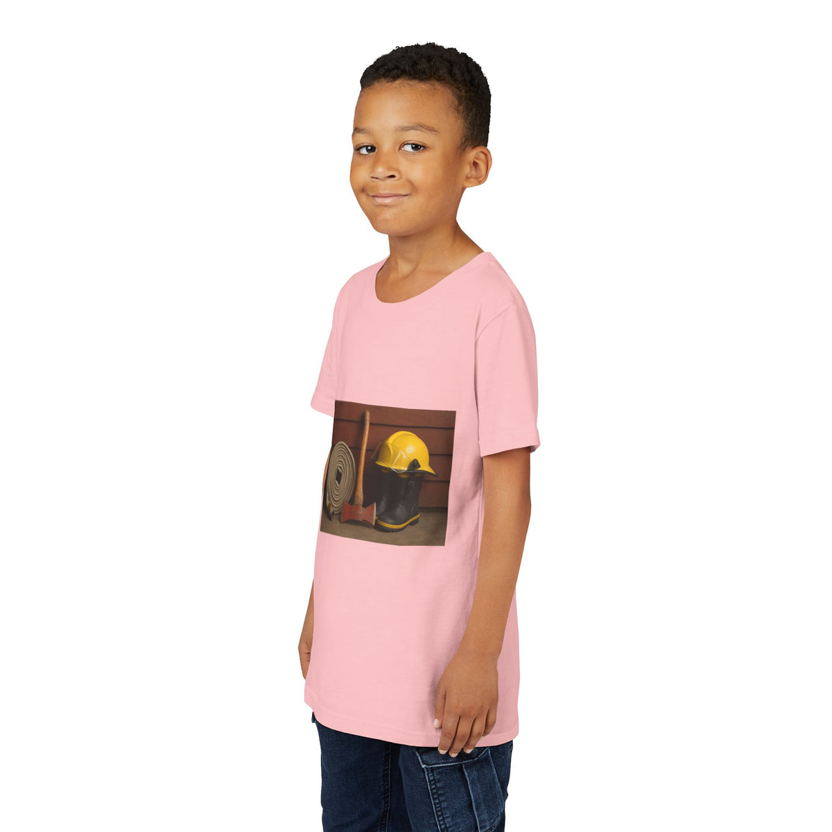 Fire/Rescue Appreciation Youth Unisex Short Sleeve Crewneck Tee