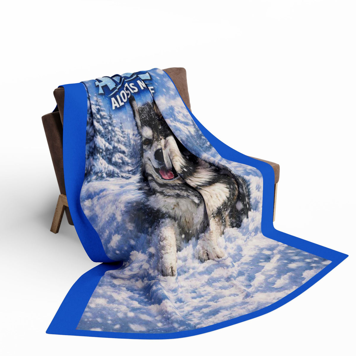 Snow Much Attitude Arctic Fleece Blanket
