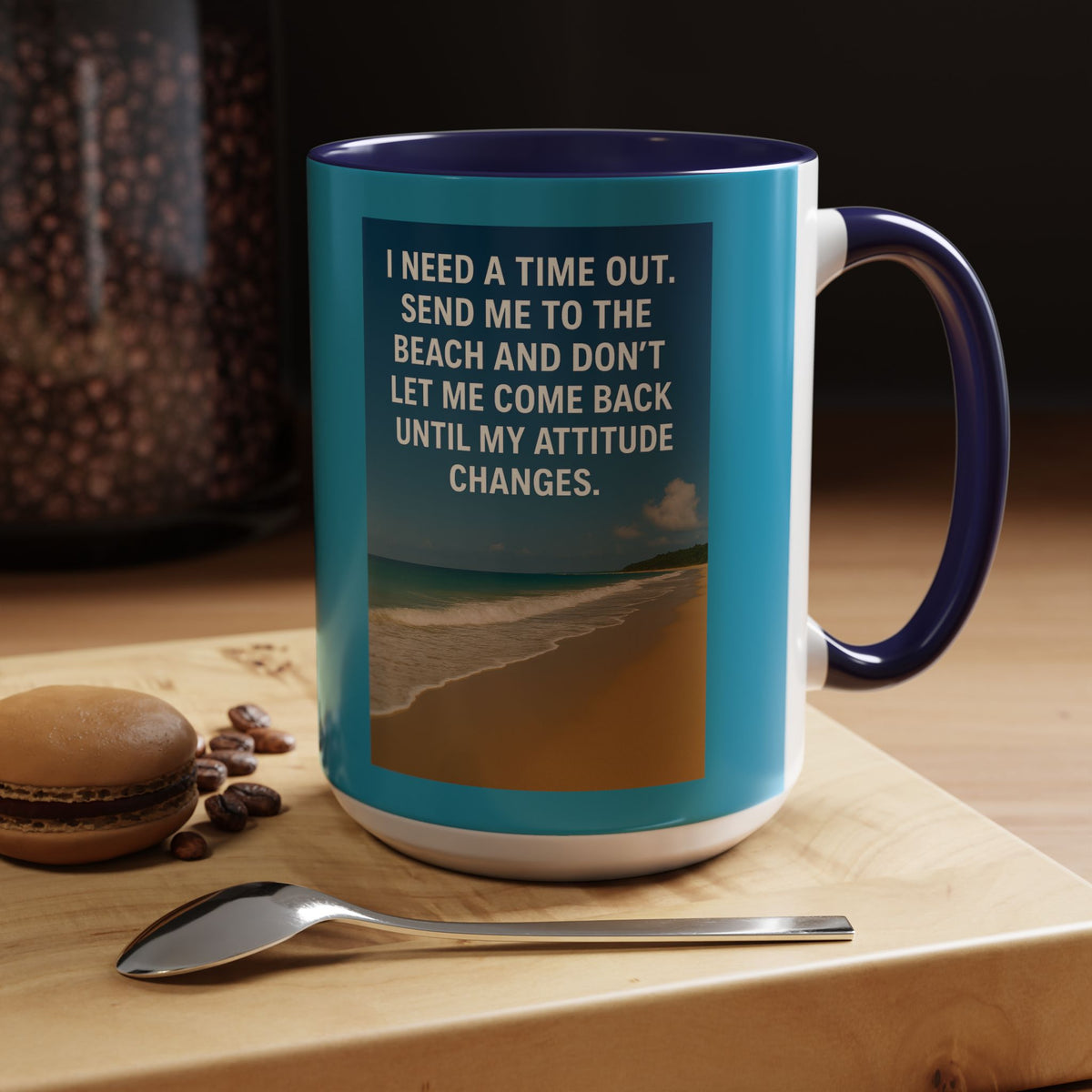 Time Out 2-Tone Coffee Mug