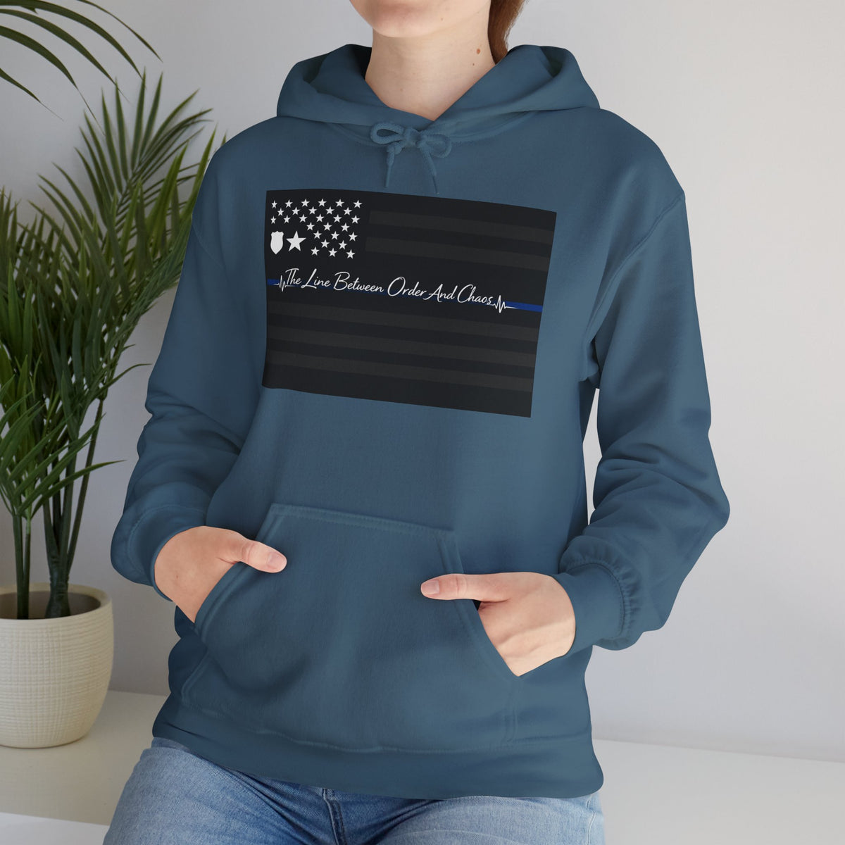 Thin Blue Line Unisex Hoodie