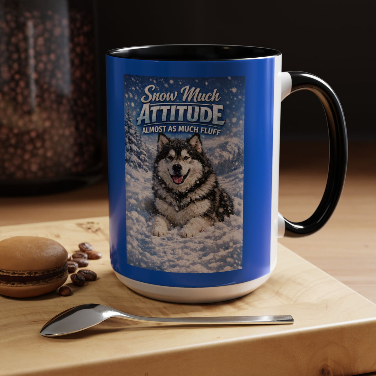 Snow Much Attitude 2-Tone Coffee Mug