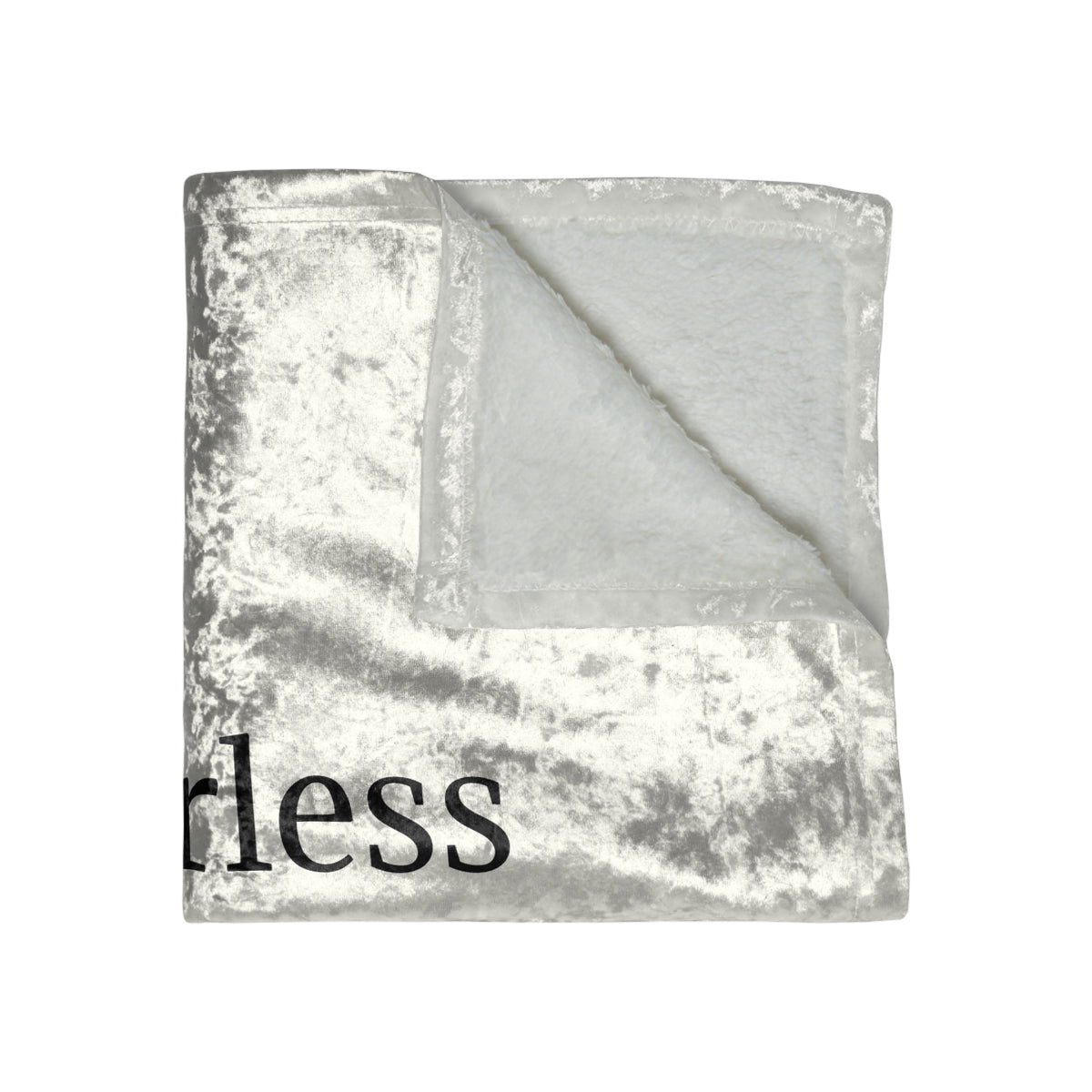 Fearless N Fabulous Crushed Velvet Blanket