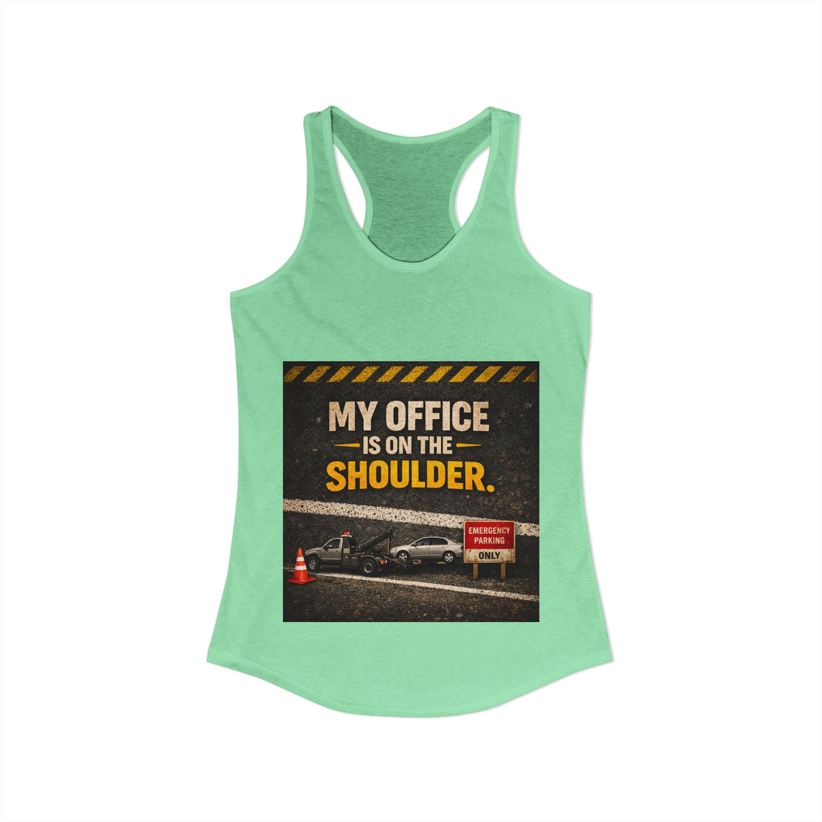 My Office Women's Racerback Tank