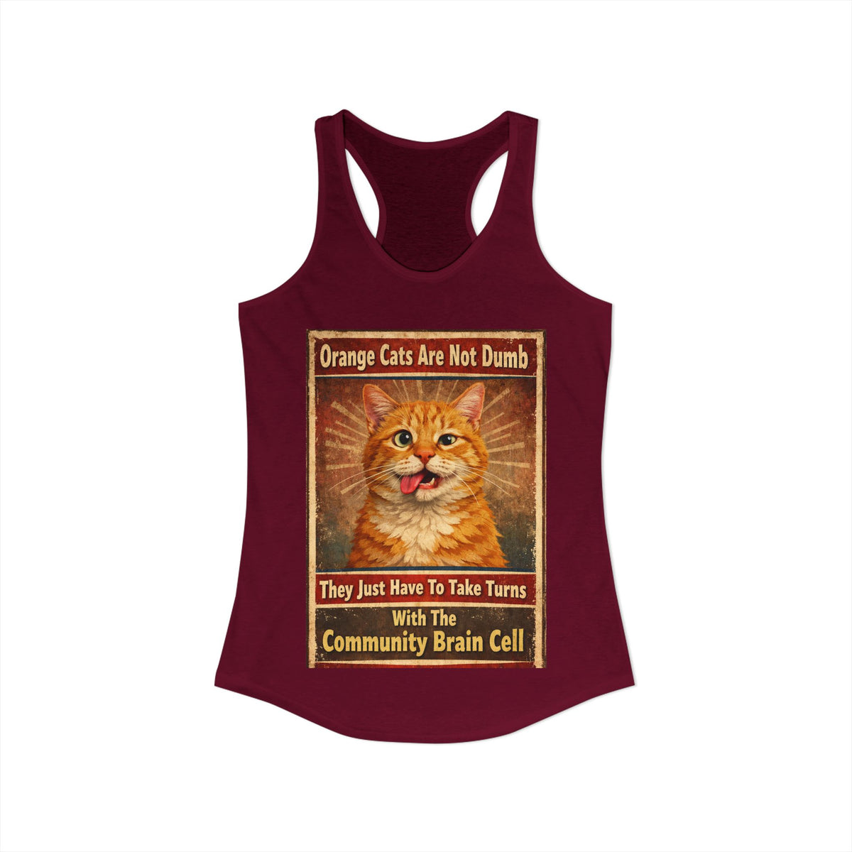 Community Brain Cell Women's Racerback Tank