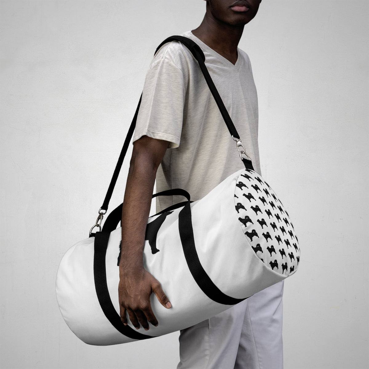 Malamute Silhouette Duffel Bag