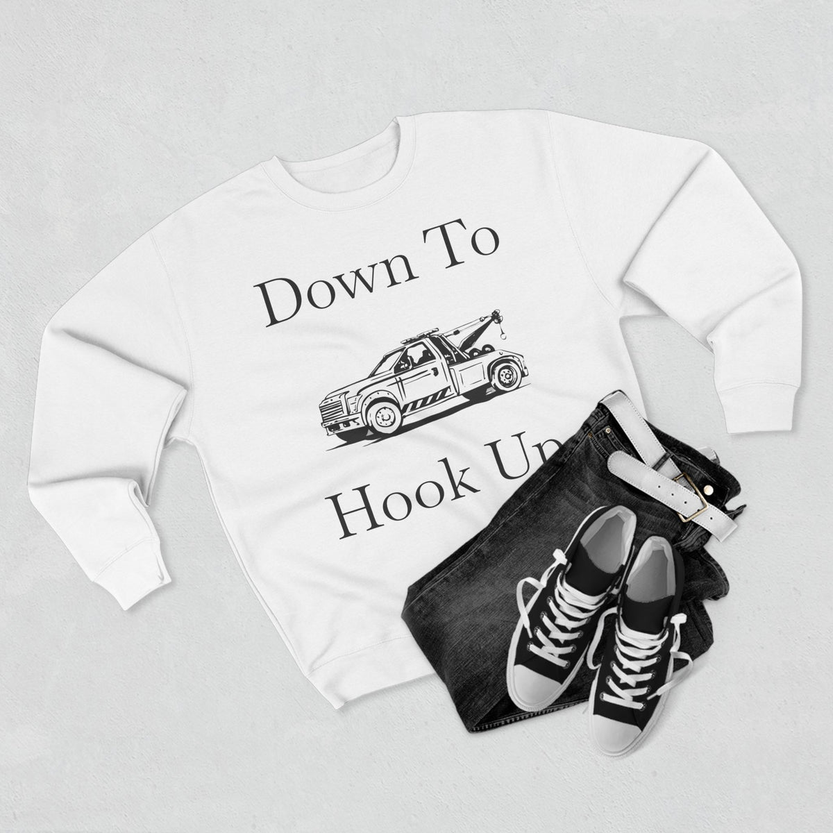 Down To Hook Up Unisex Crewneck Sweatshirt