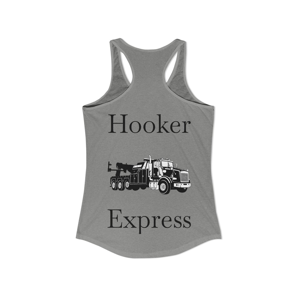 H**ker Express Heavy Tow Truck Women's Racerback Tank