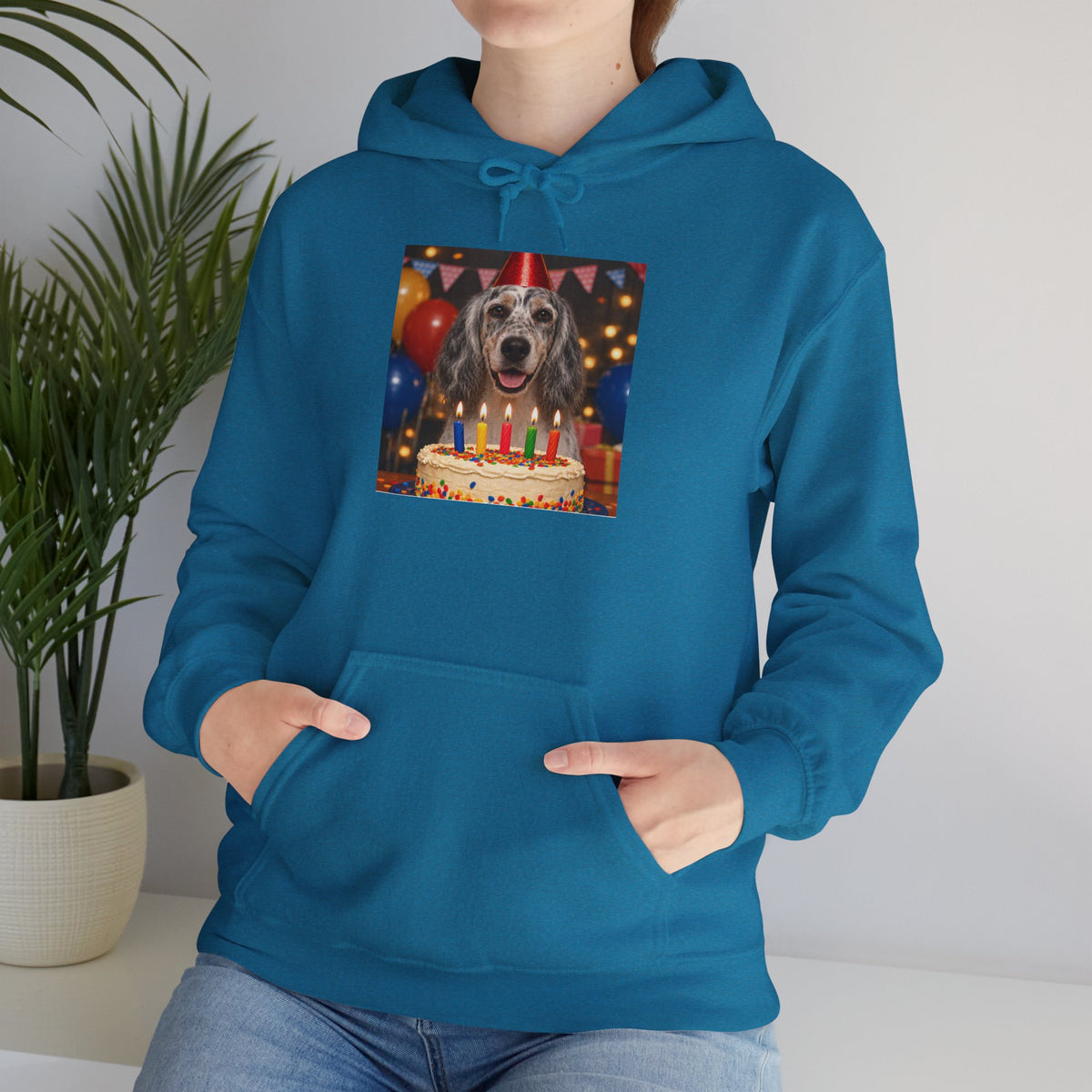 Birthday Buddy English Setter Unisex Hoodie