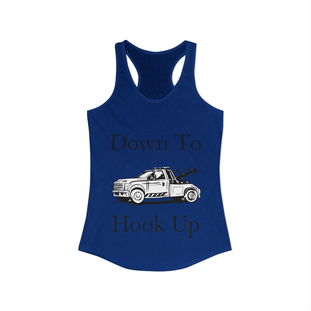 Down To Hook Up Women's Racerback Tank