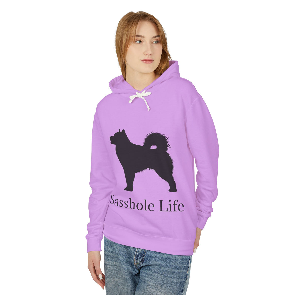 Sasshole Life Unisex Lightweight Hoodie