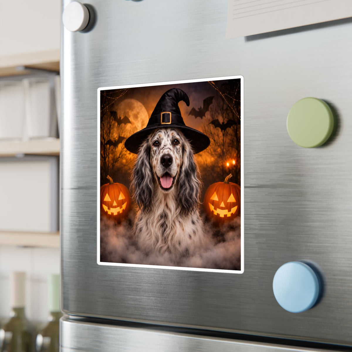 Witch Hat Pack English Setter Vinyl Decal