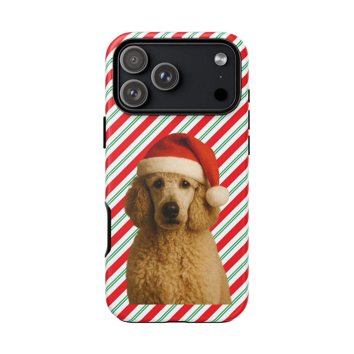 Santa Paws Poodle iPhone Case