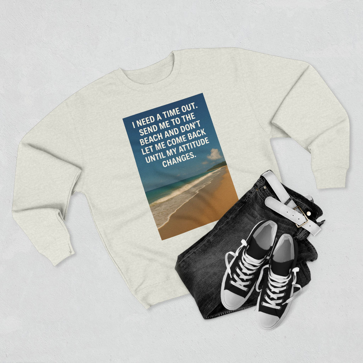 Time Out Unisex Crewneck Sweatshirt