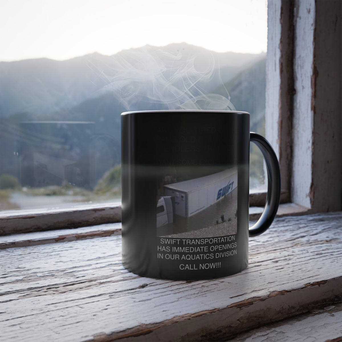 Swift Aquatics Color Changing Mug