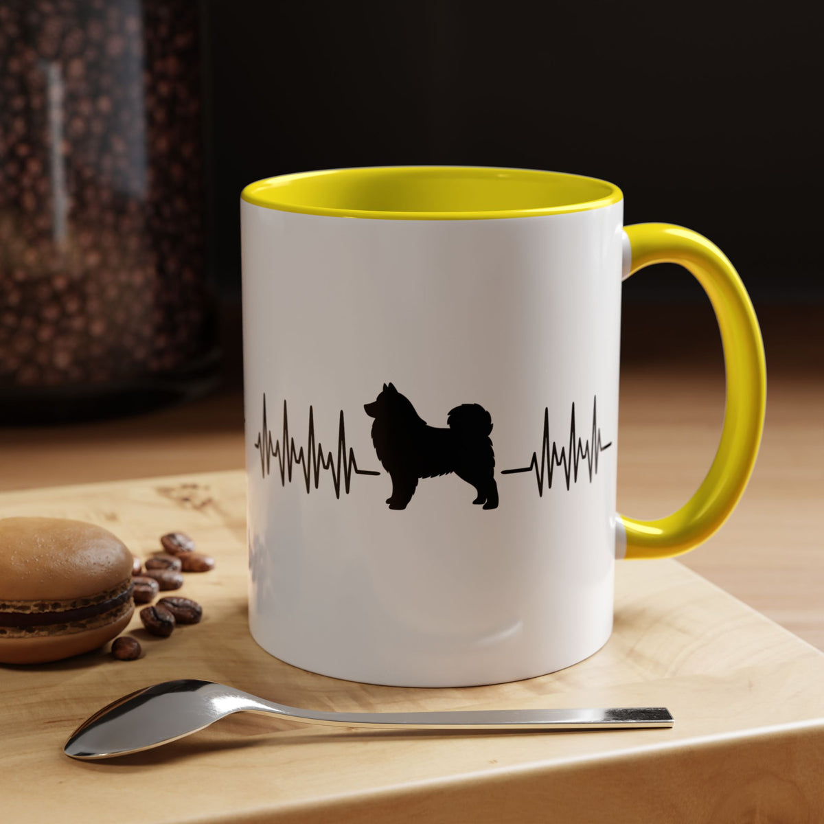 My Heart Beats For Samoyeds 2-Tone Coffee Mug
