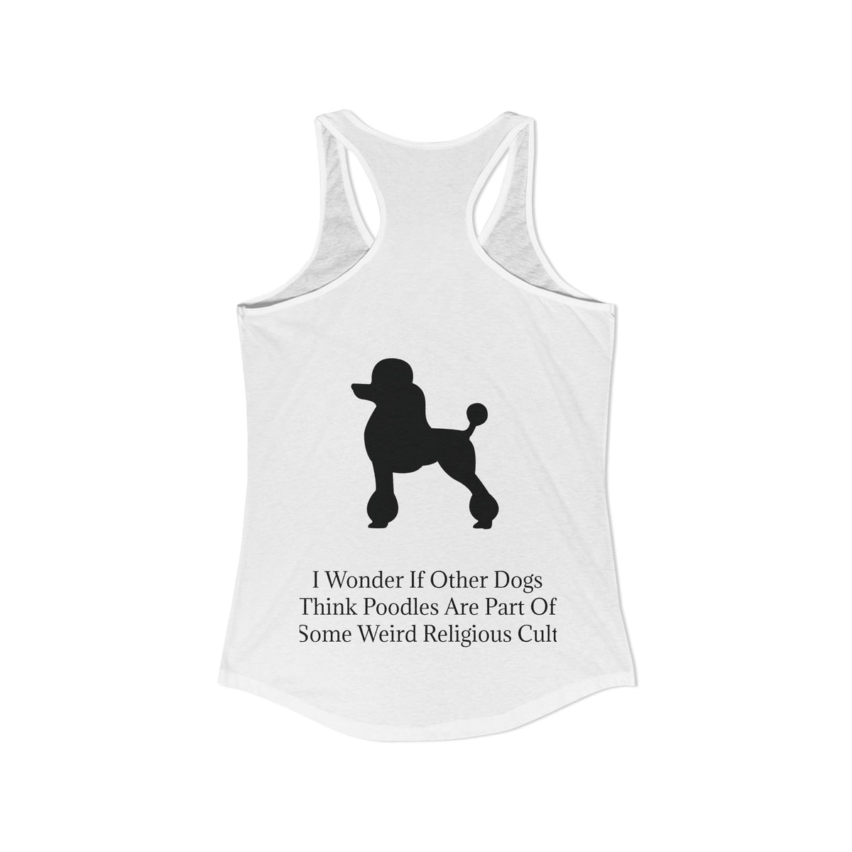 I Wonder Women's Racerback Tank