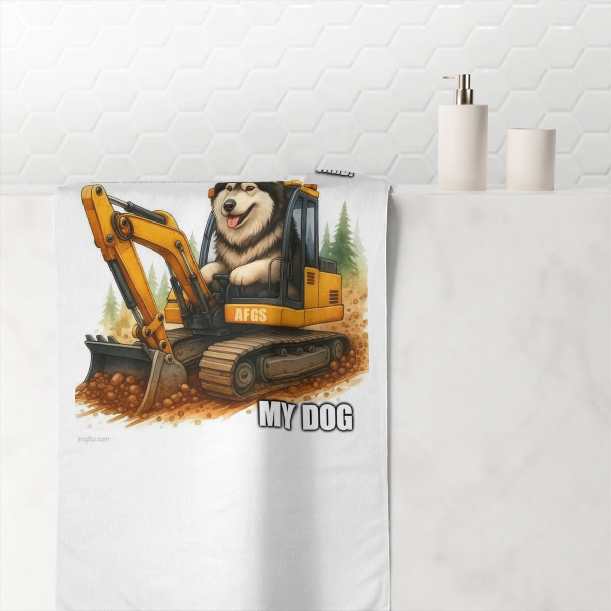 Digmaster 2000 Mink-Cotton Beach Towel