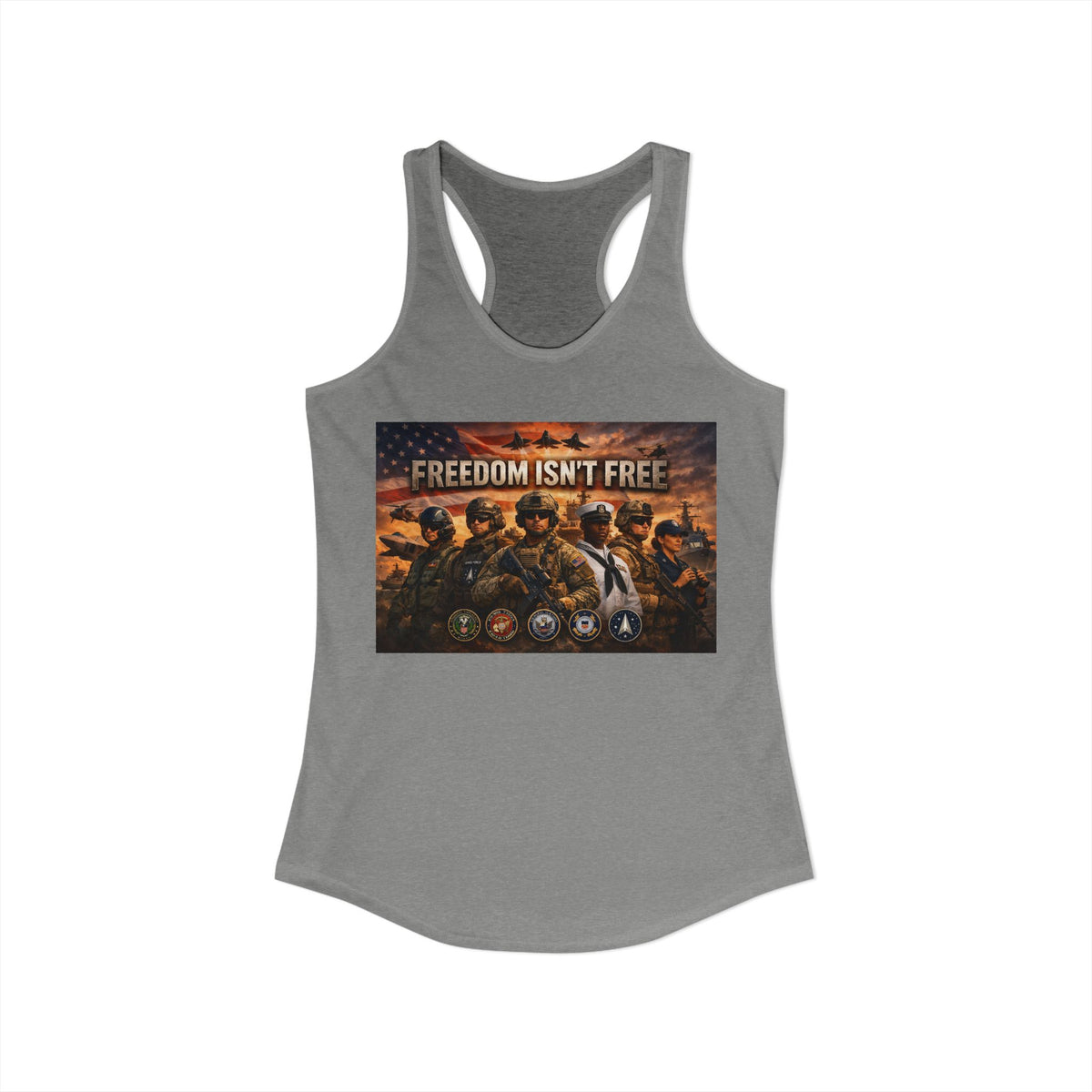 Freedom Isn't Free Women's Racerback Tank