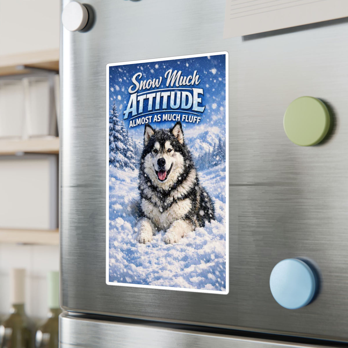 Snow Much Attitude Vinyl Decal