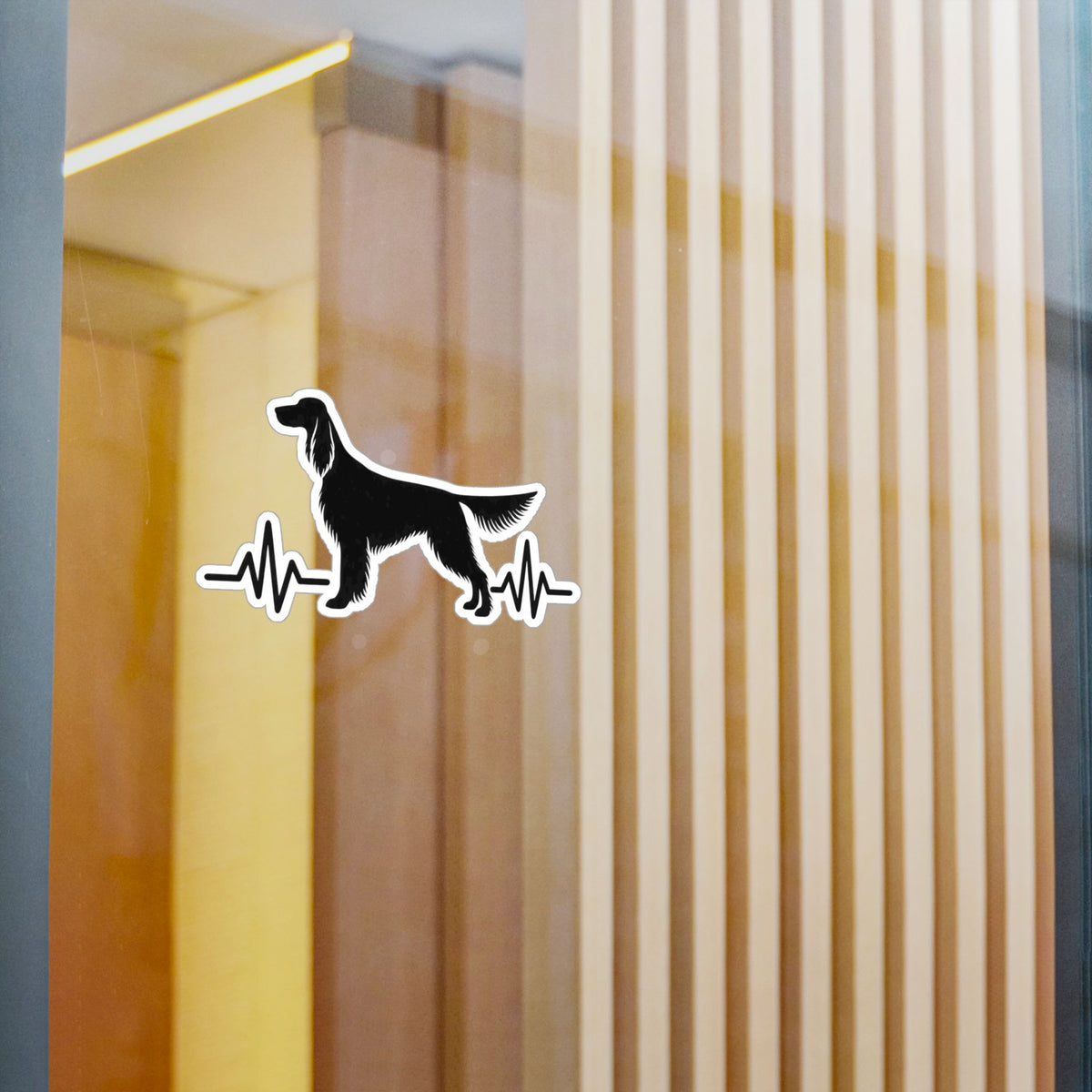 My Heart Beats For English Setters Vinyl Decal