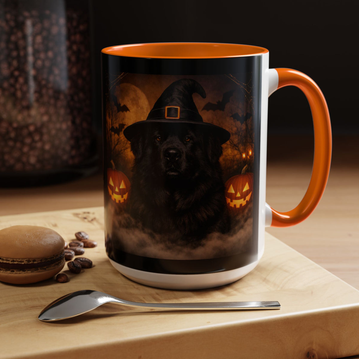 Witch Hat Pack Newfie 2-Tone Coffee Mug