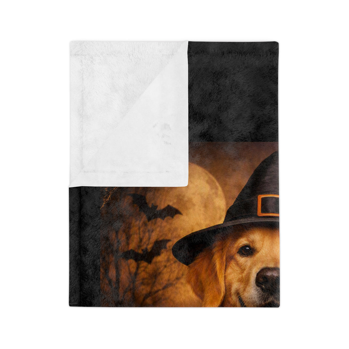 Witch Hat Pack Golden Velveteen Microfiber Blanket