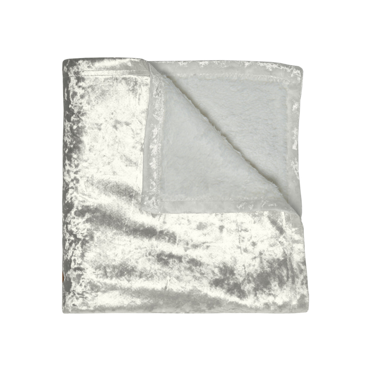 Basset Head Crushed Velvet Blanket