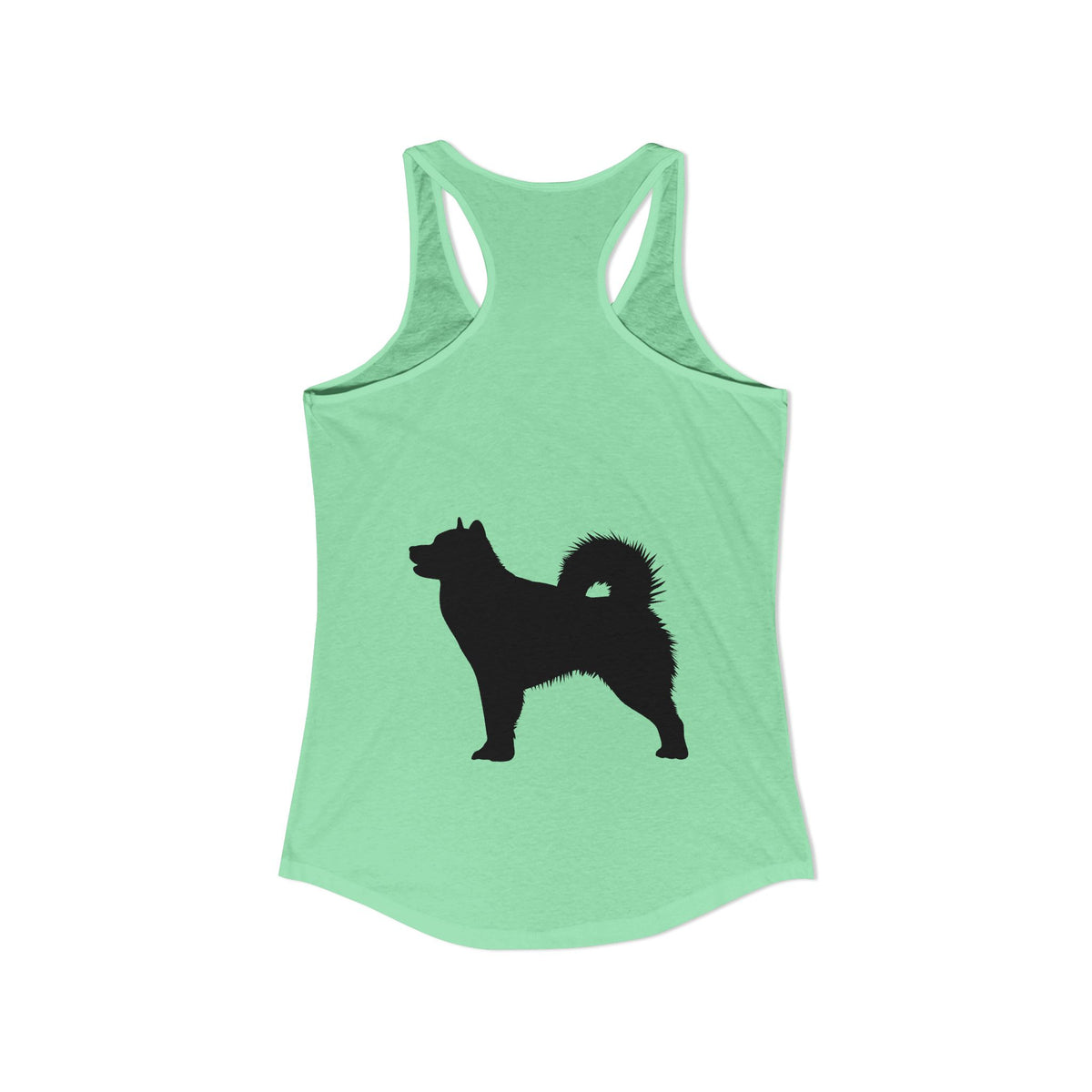 Malamute Silhouette Women's Racerback Tank