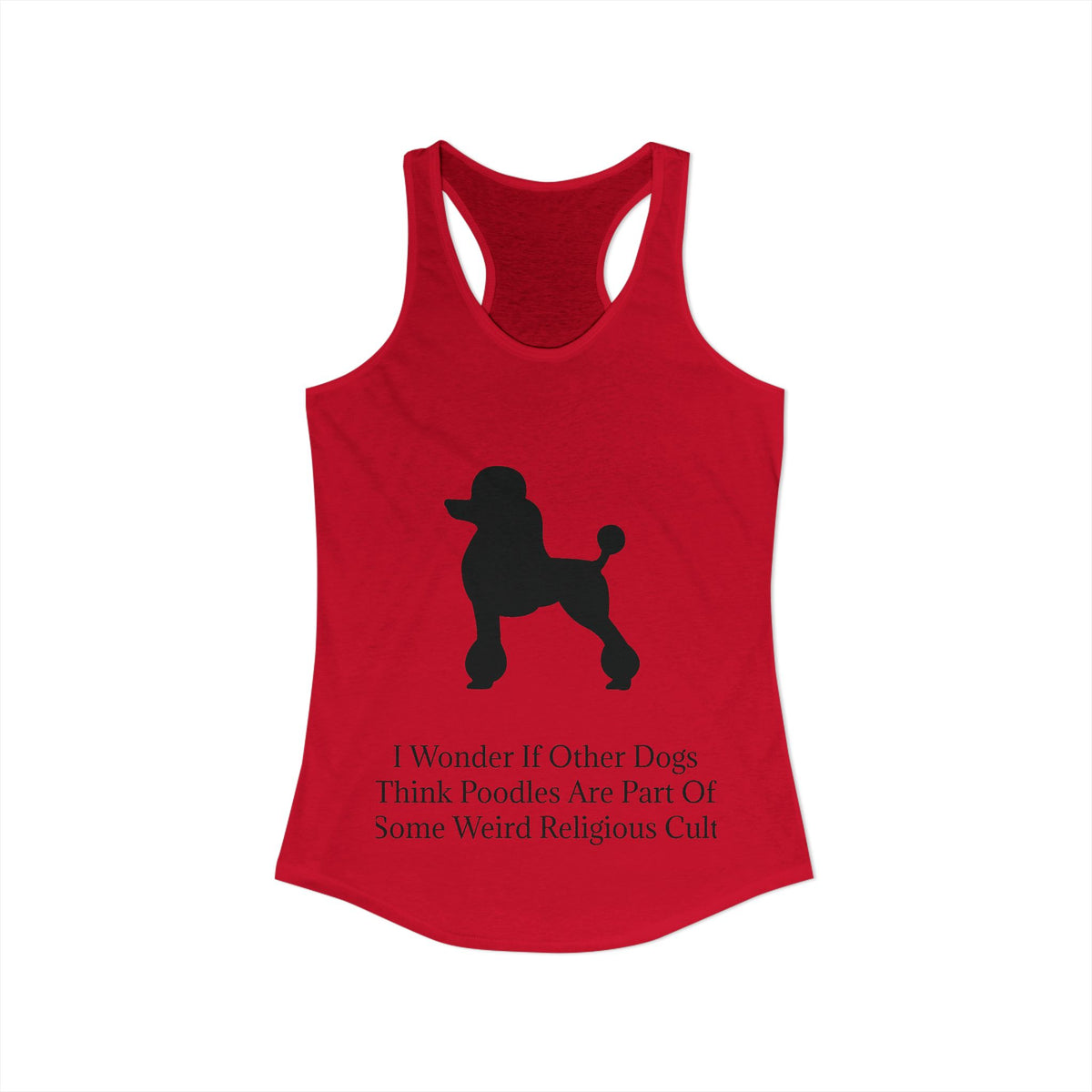 I Wonder Women's Racerback Tank