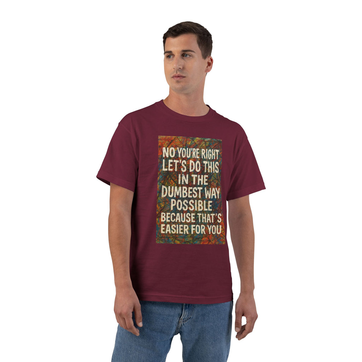 Easier For You Men's Short-Sleeve Crewneck Tee