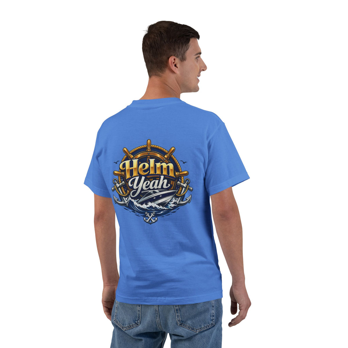 Helm Yeah Men's Short-Sleeve Crewneck Tee
