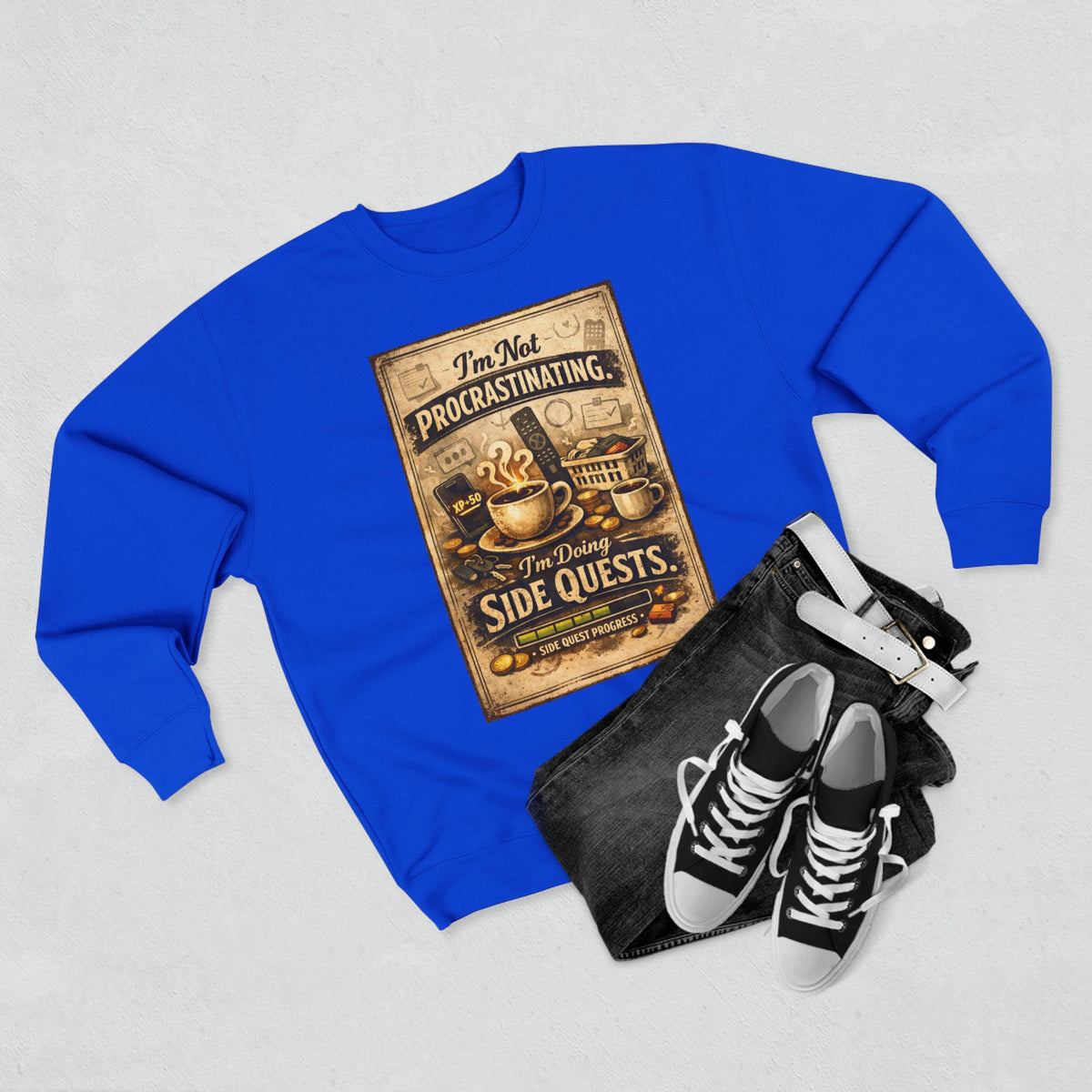 Procrastinating Unisex Crewneck Sweatshirt