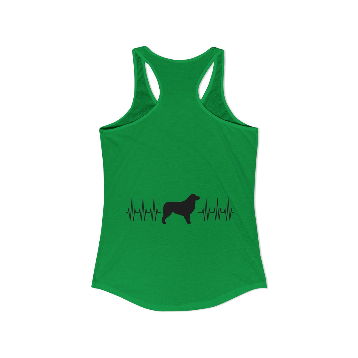 My Heart Beats For Aussies Women's Racerback Tank
