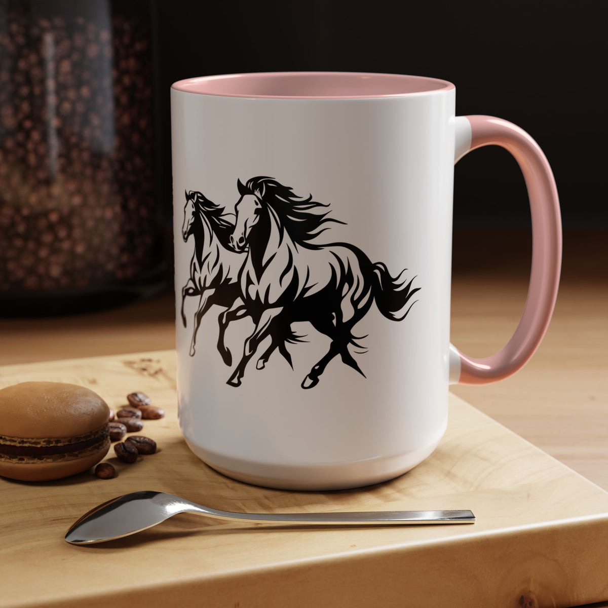 Horsin' Around 2-Tone Coffee Mug