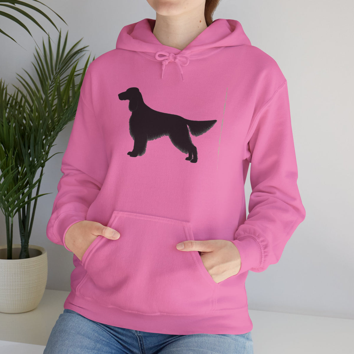 English Setter Silhouette Unisex Hoodie