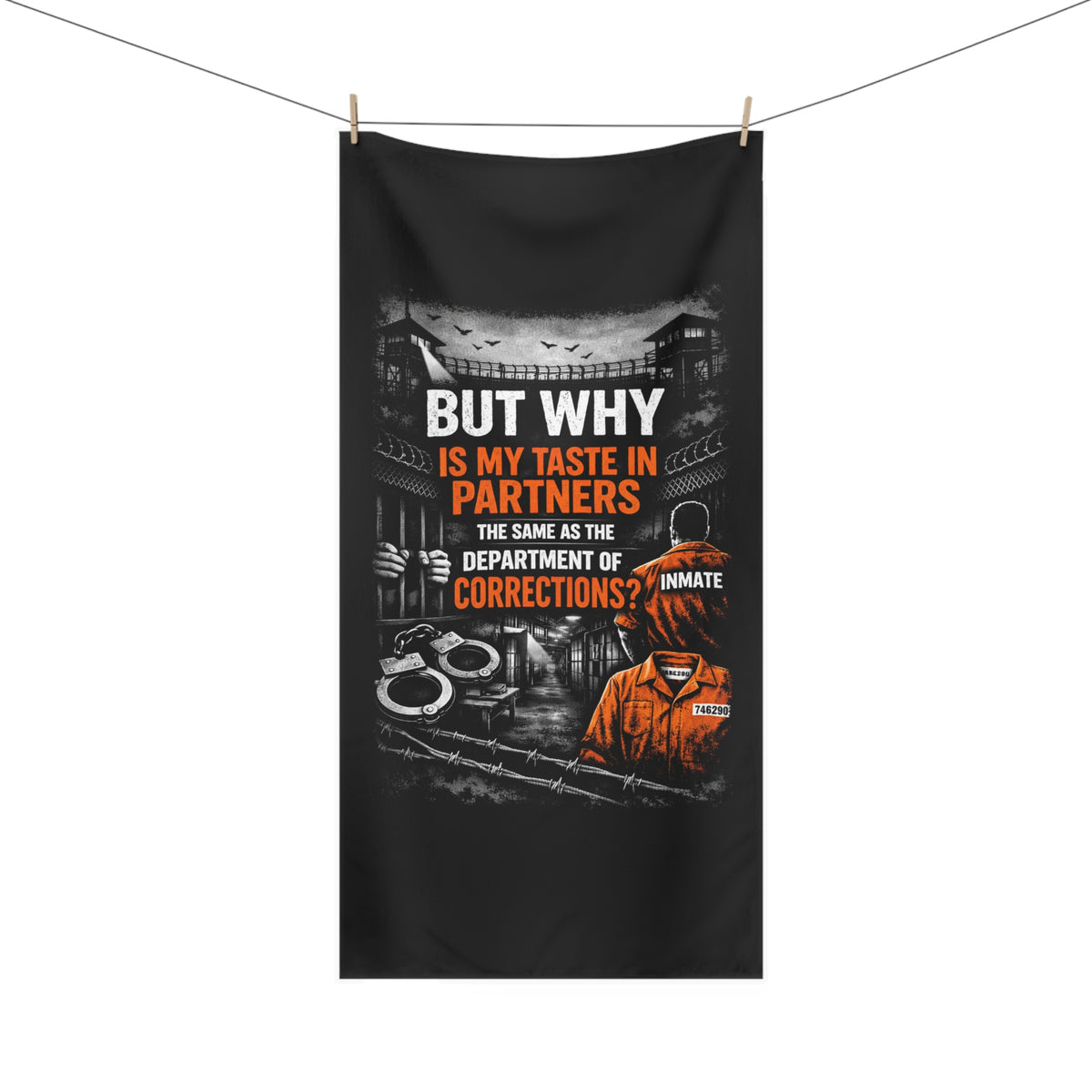 Department Of Corrections Mink-Cotton Beach Towel