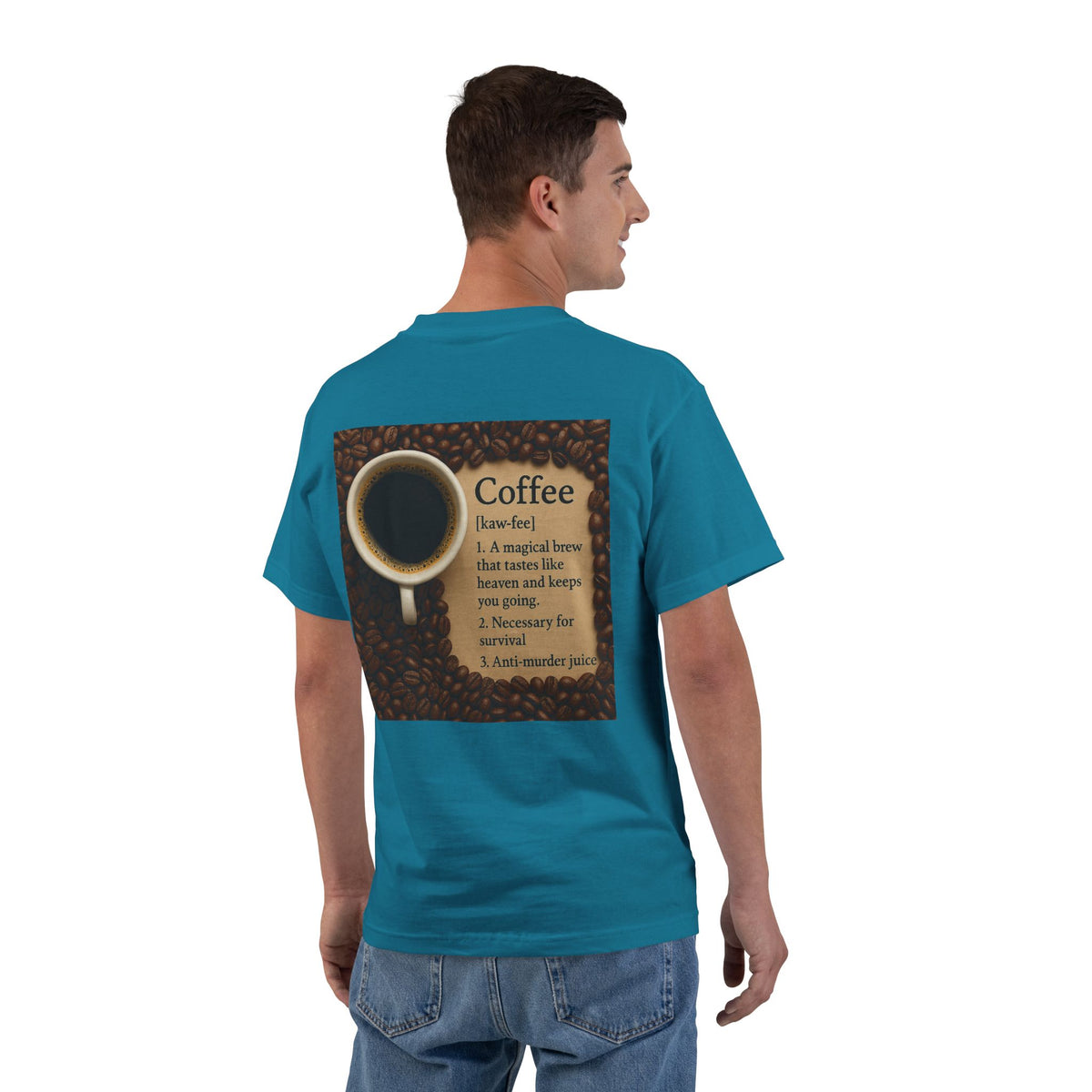 Coffee Definition Men's Short-Sleeve Crewneck Tee