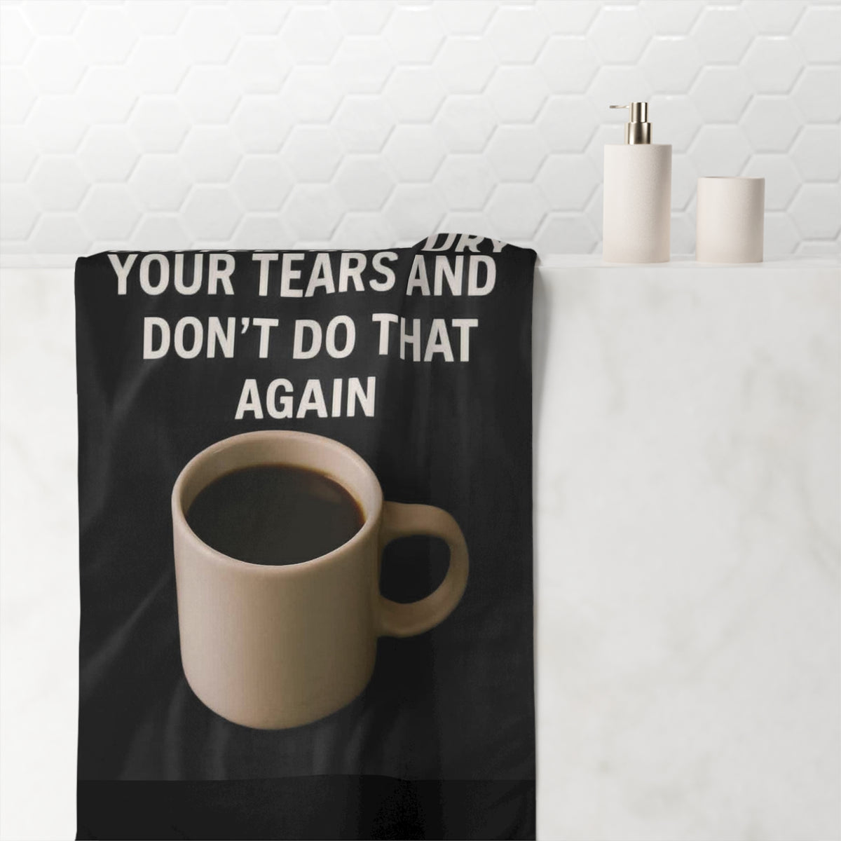 Dry Your Tears Mink-Cotton Beach Towel
