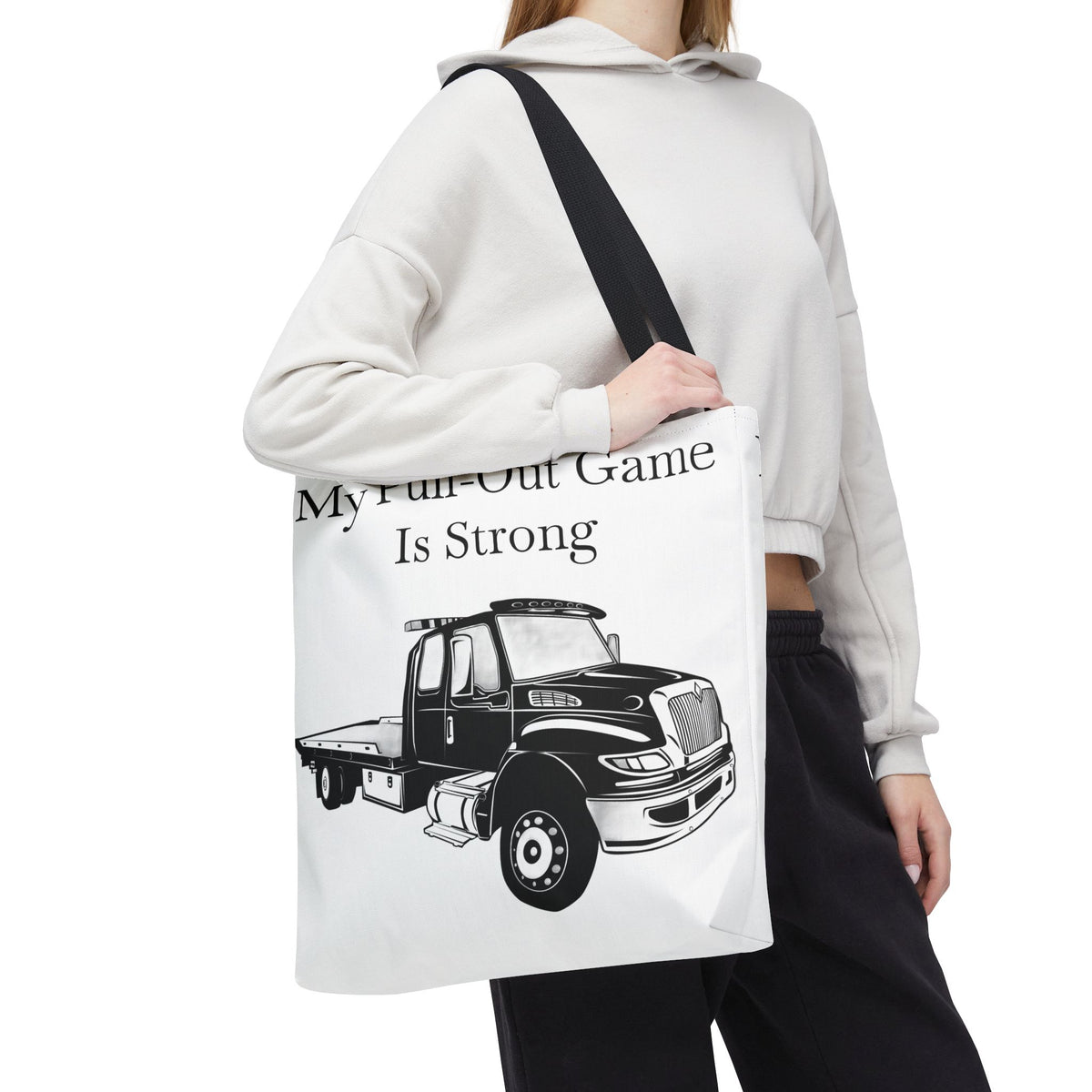 Pull Out Flatbed Tow Truck Tote Bag