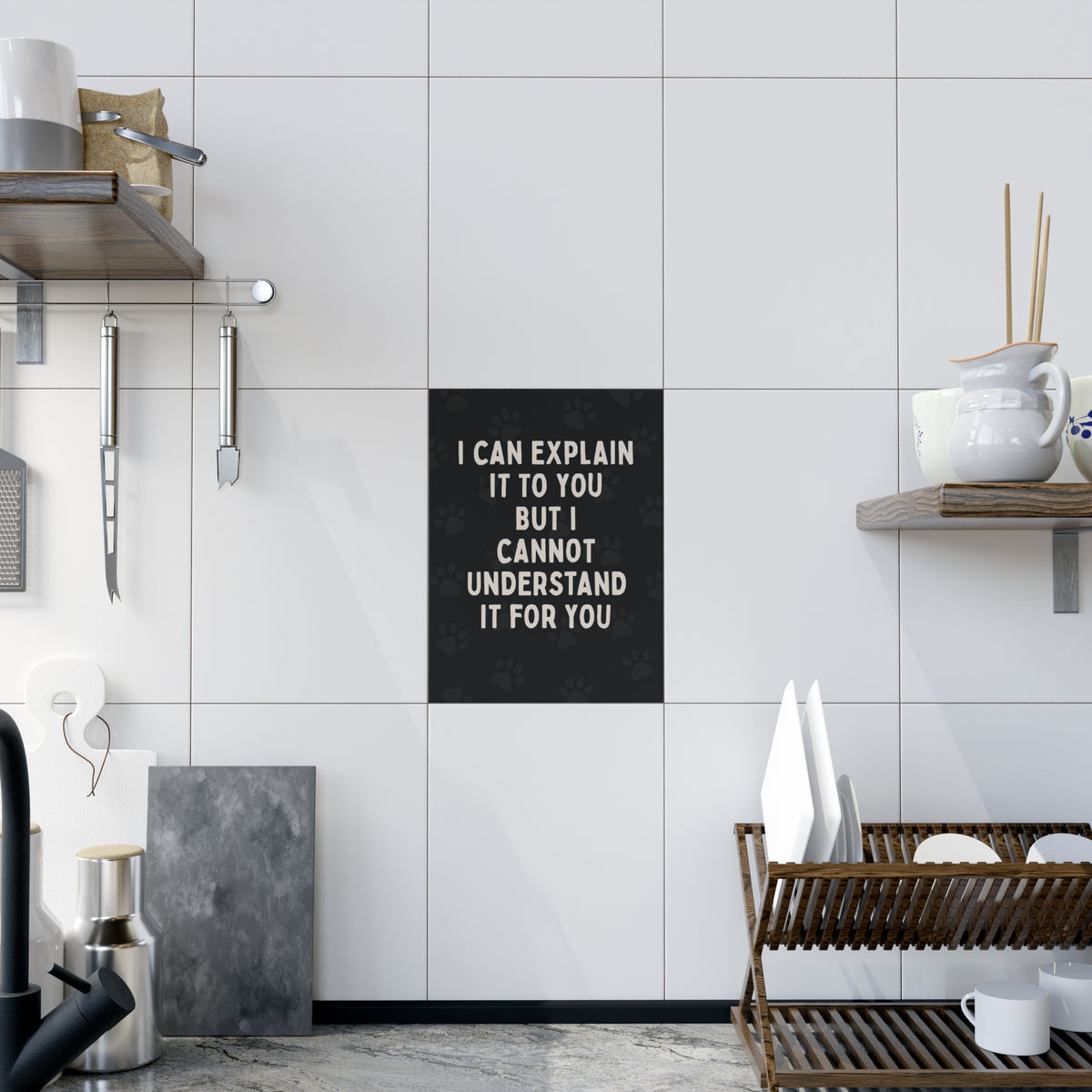 I Cannot Understand It For You Ceramic Photo Tile