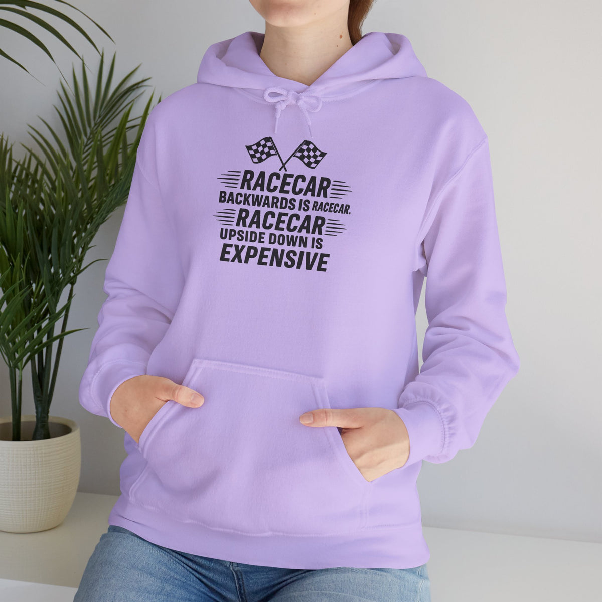 Racecar Backwards Unisex Hoodie