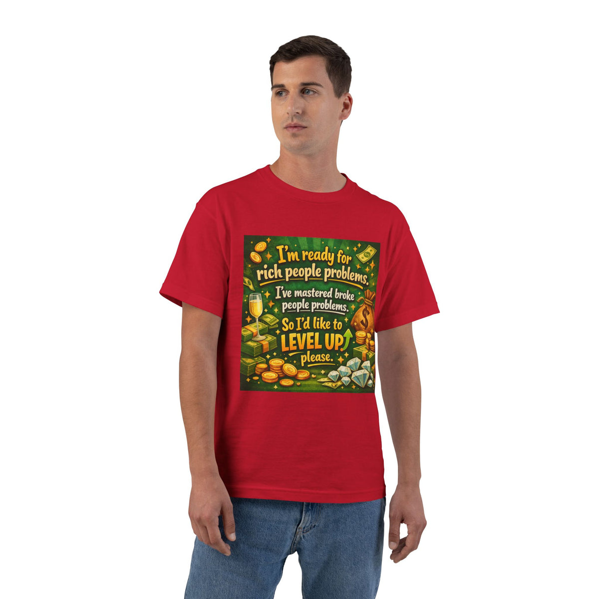 Level Up Men's Short-Sleeve Crewneck Tee