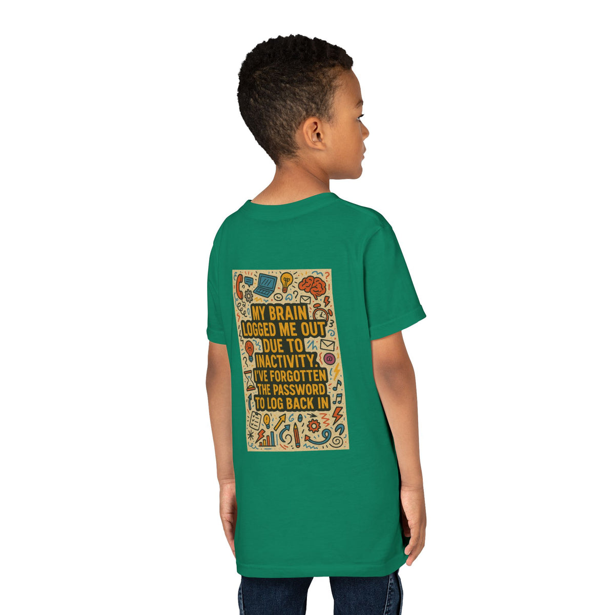 Logged Out Youth Unisex Short Sleeve Crewneck Tee