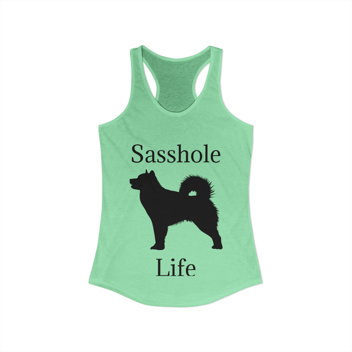 Sasshole Life Women's Racerback Tank