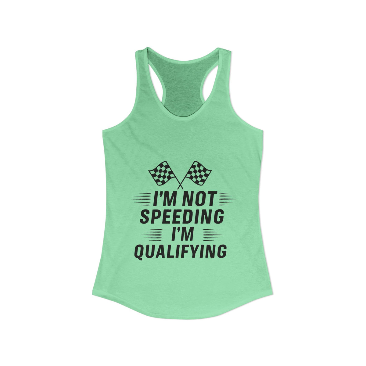 I'm Qualifying Women's Racerback Tank