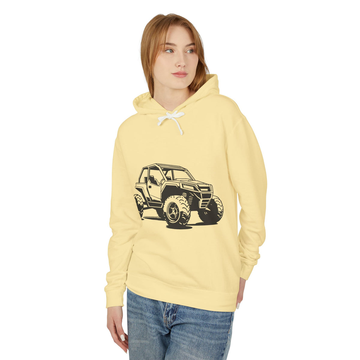 Off The Beaten Path Side By Side Unisex Lightweight Hoodie