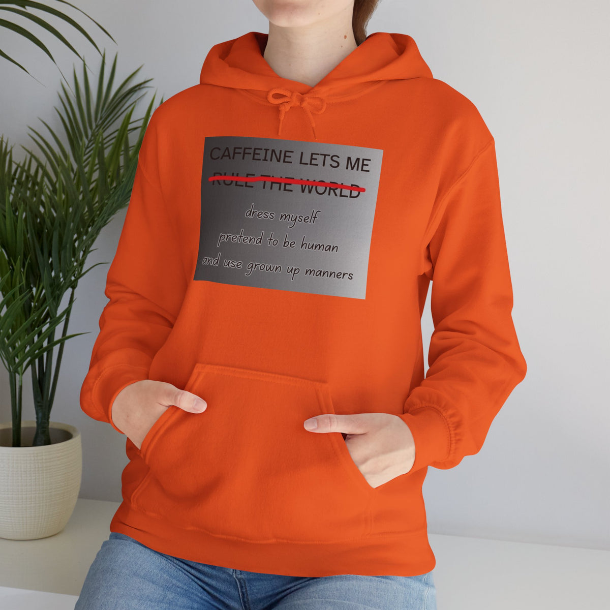 Caffeine Lets Me Unisex Hoodie